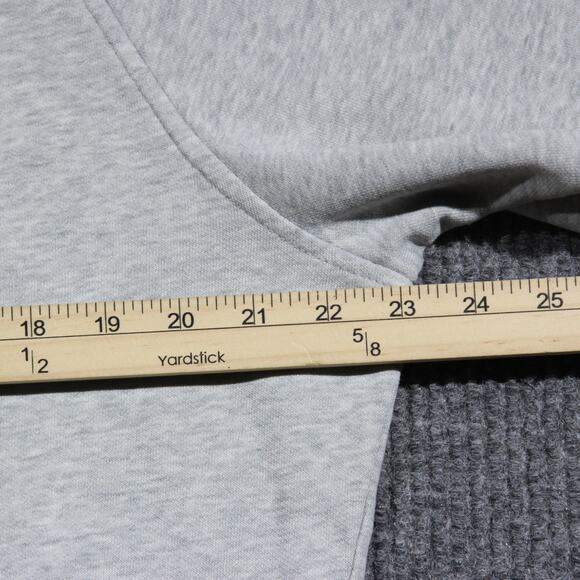 Vintage Nike Sweatshirt Womens M Gray Swoosh Y2K Sports Gym Essential Solid Rare - Picture 5 of 8